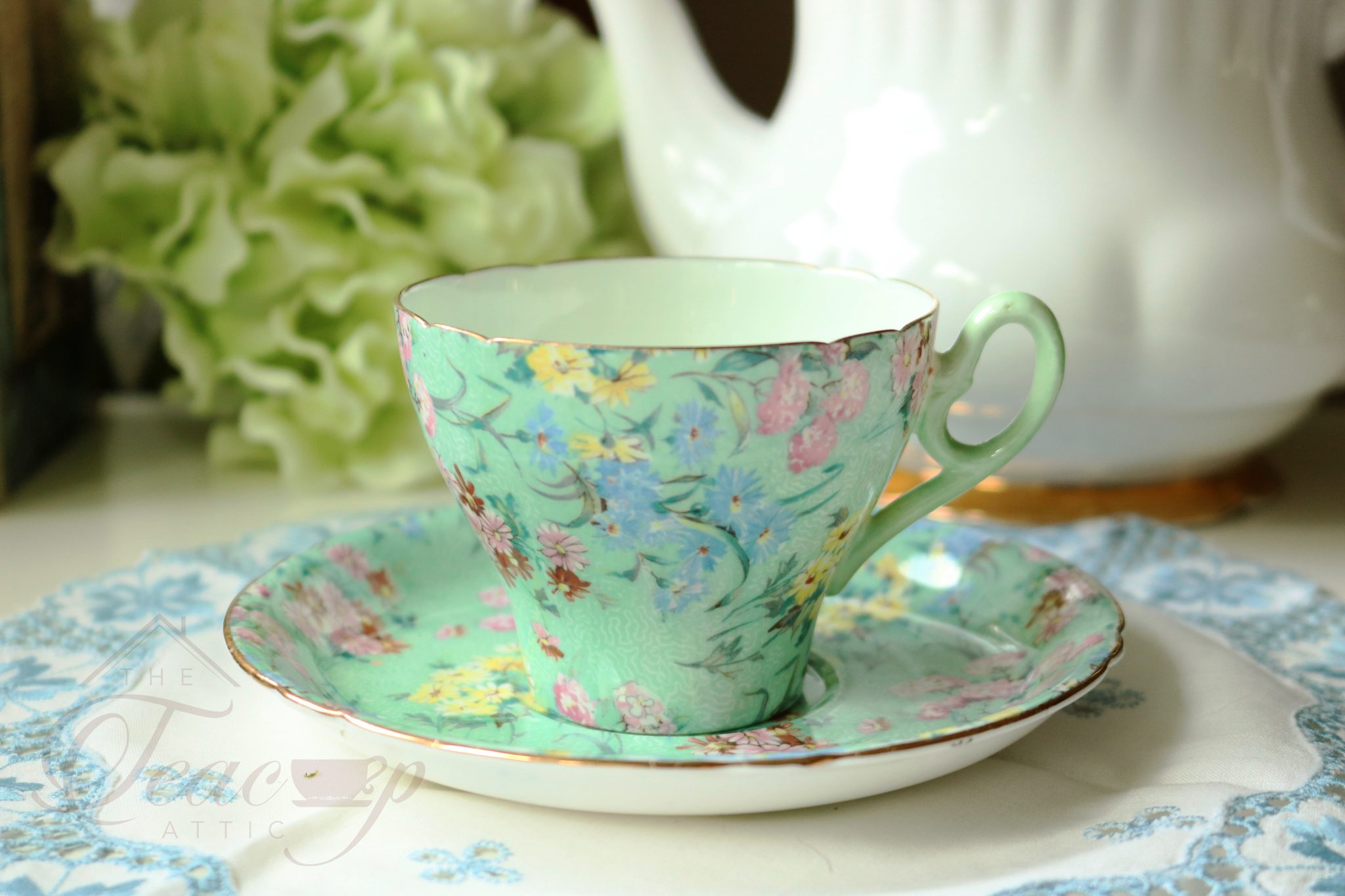 Shelley Melody Teacup And Saucer The Teacup Attic