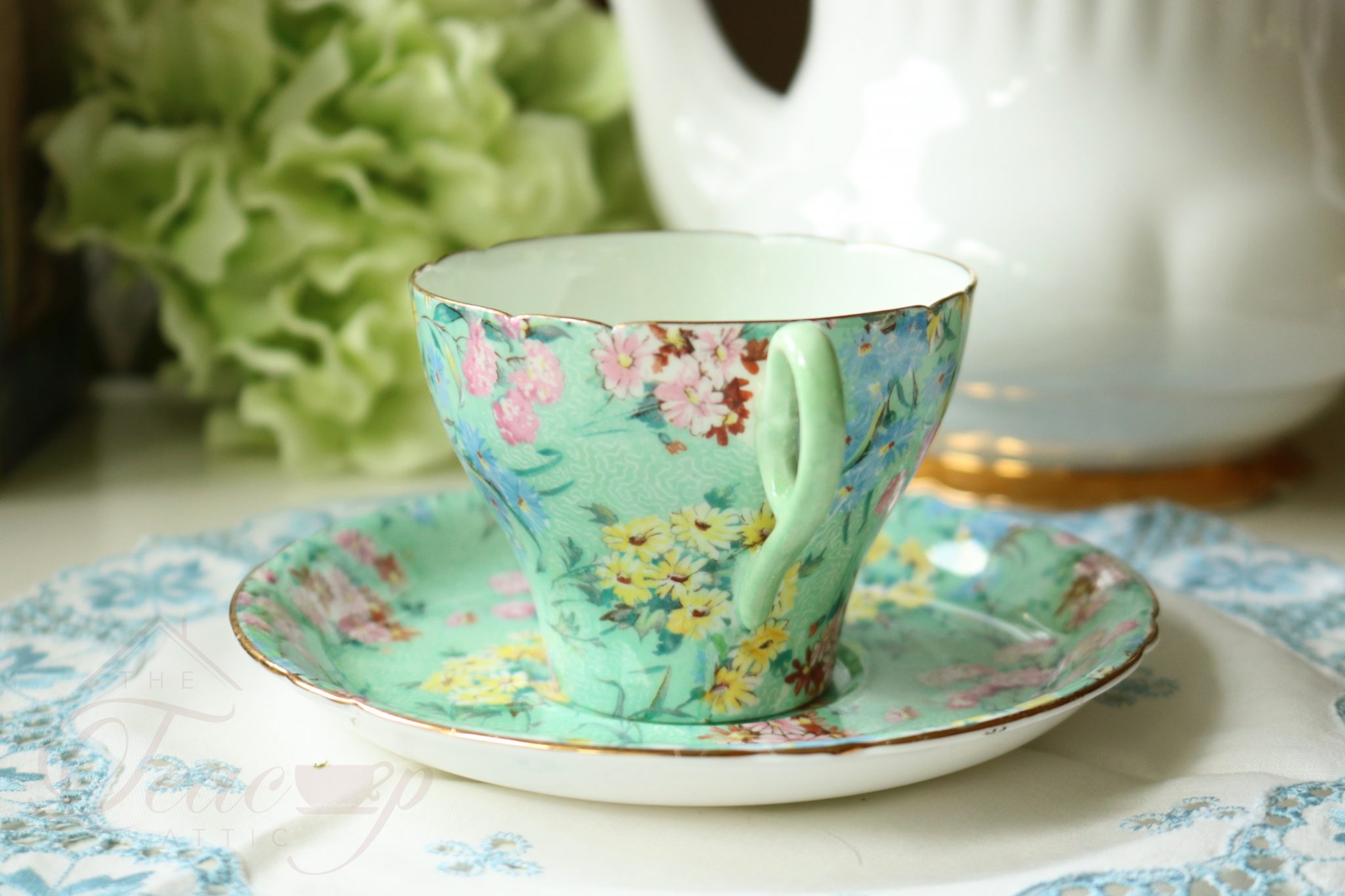 Shelley Melody Teacup And Saucer The Teacup Attic