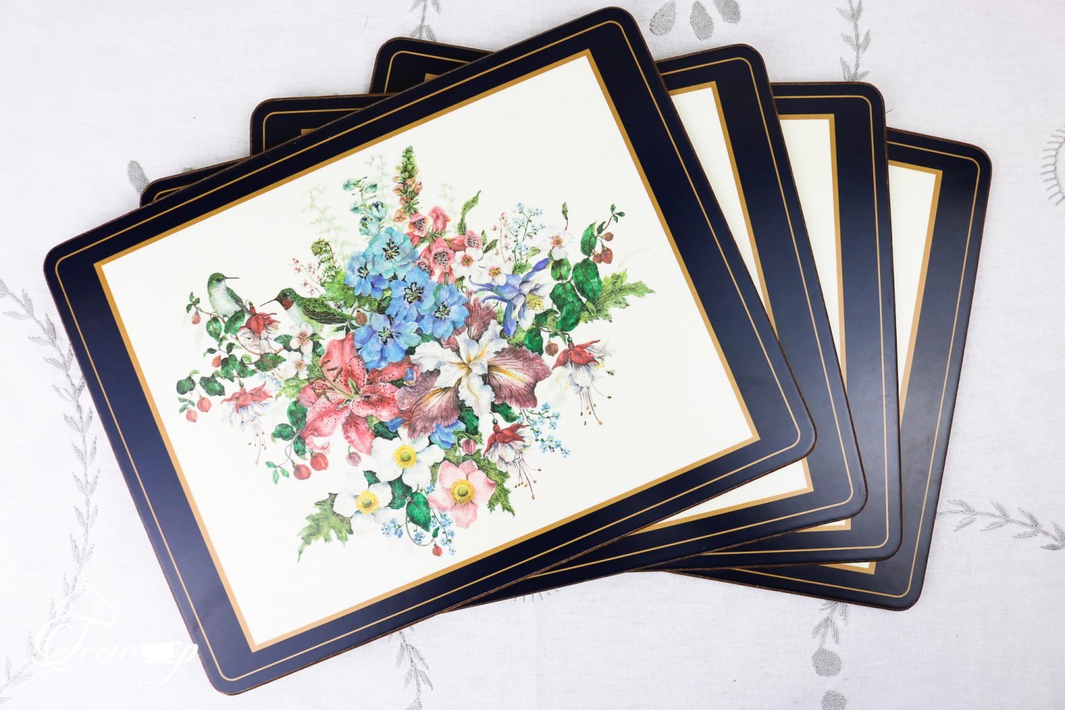 Set of 4 Pimpernel Birds And Flowers Placemats The Teacup Attic