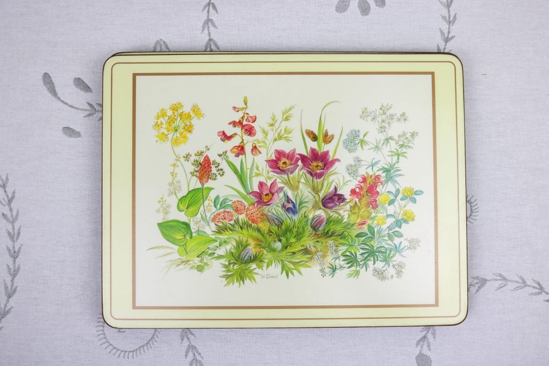 Set of 6 Pimpernel Floral Pattern Placemats The Teacup Attic