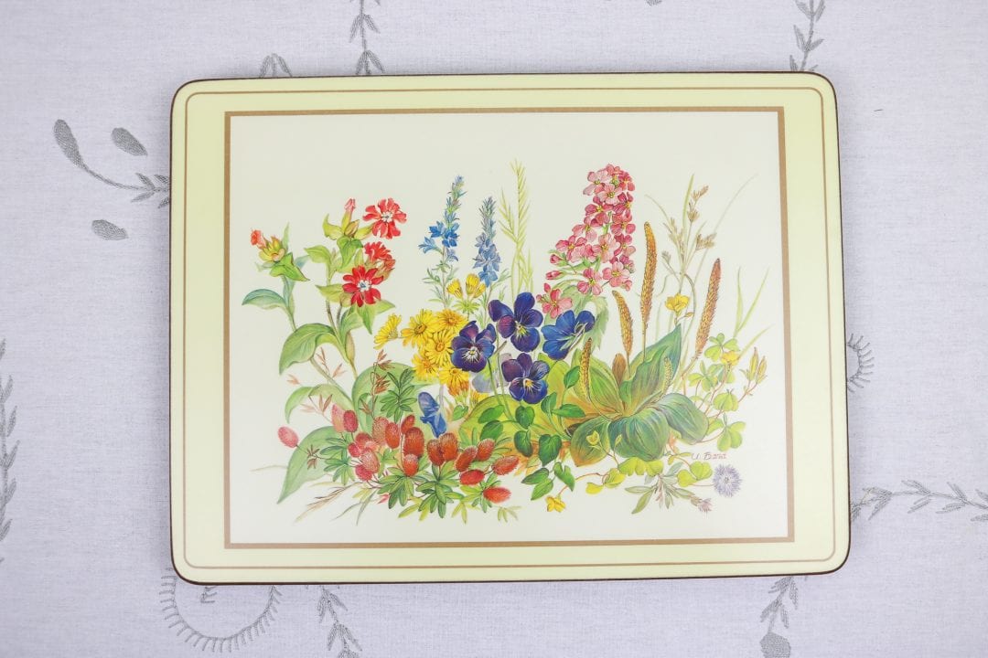 Set of 6 Pimpernel Floral Pattern Placemats The Teacup Attic