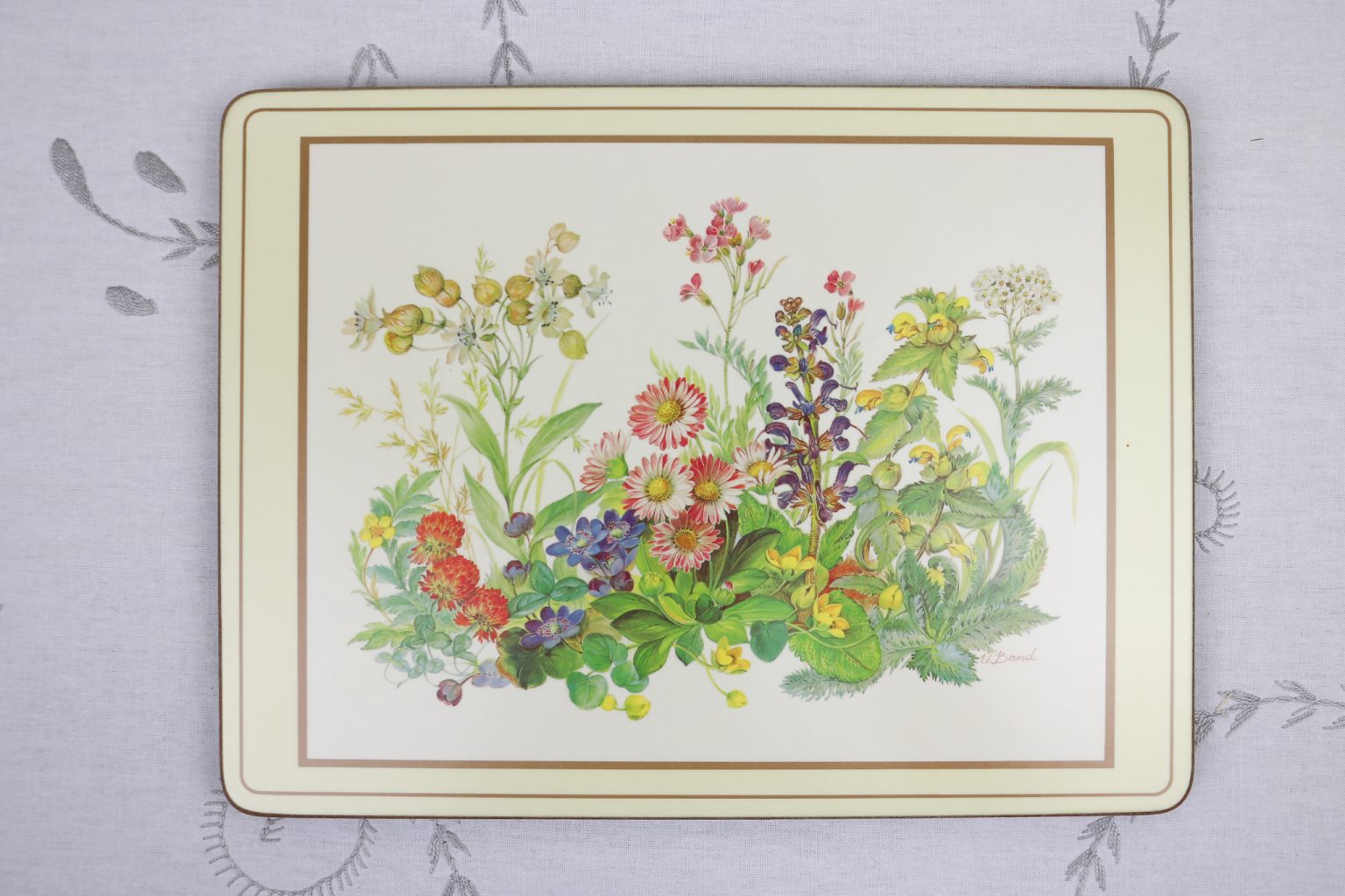 Set of 6 Pimpernel Floral Pattern Placemats The Teacup Attic