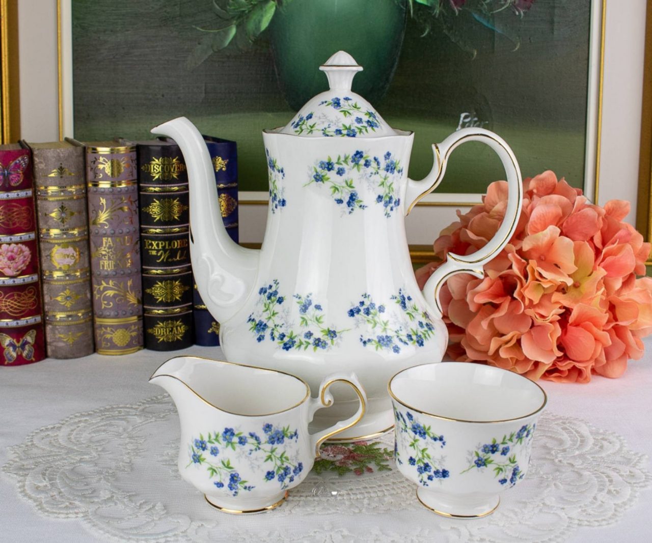 Queen Anne Sonata Coffee Set The Teacup Attic