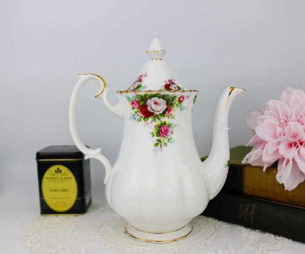 Royal Albert Celebration Coffee Pot The Teacup Attic