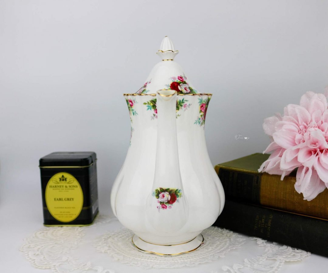 Royal Albert Celebration Coffee Pot The Teacup Attic