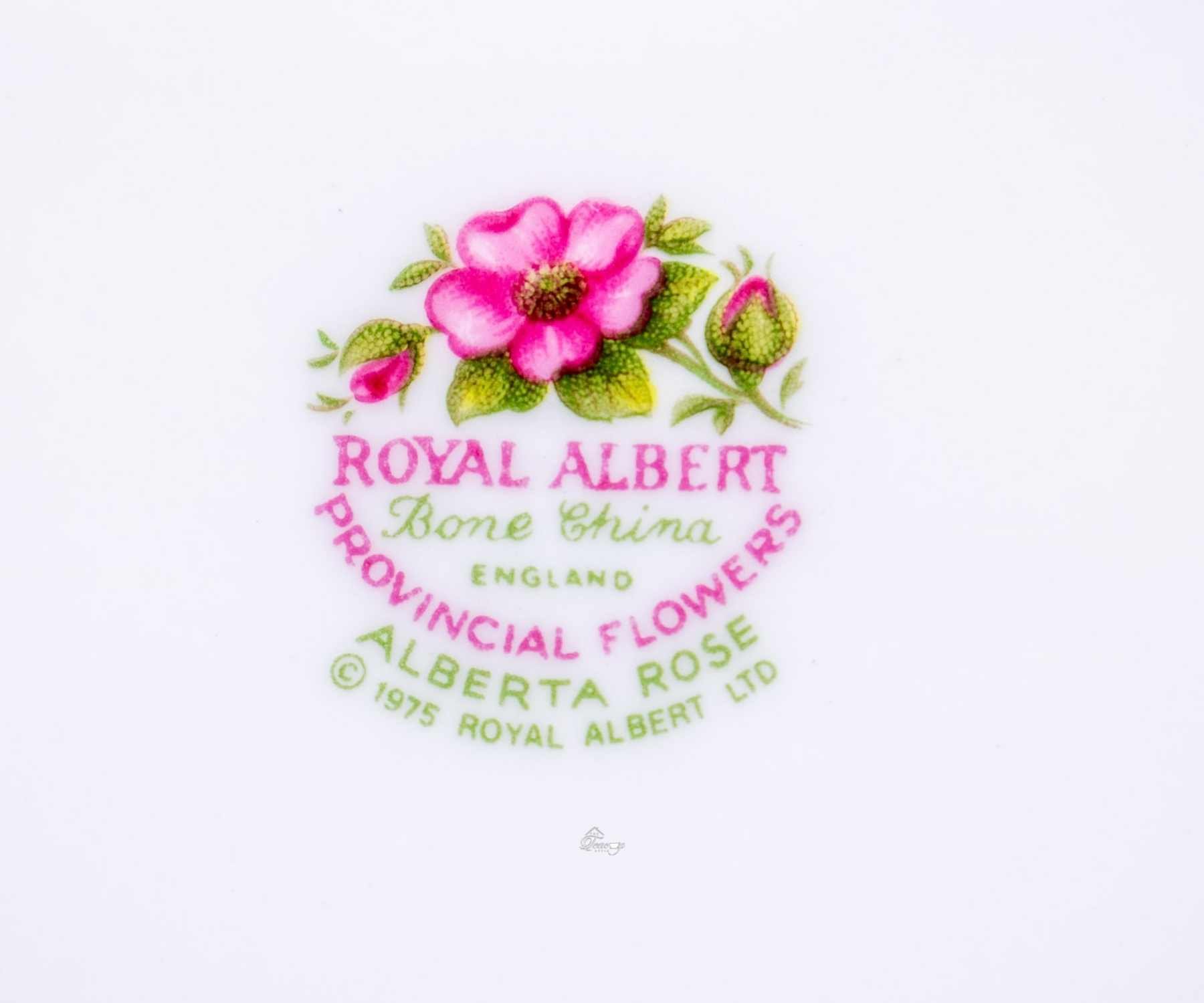 Royal Albert Provincial Flowers Alberta Rose Salad Plate The Teacup Attic