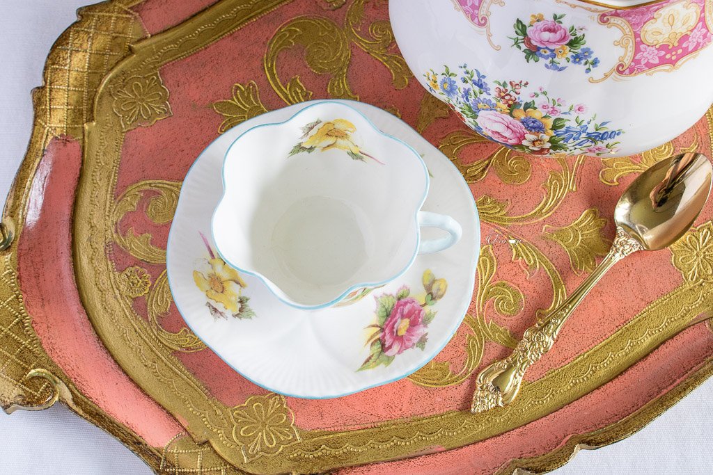 Shelley Begonia Teacup And Saucer The Teacup Attic